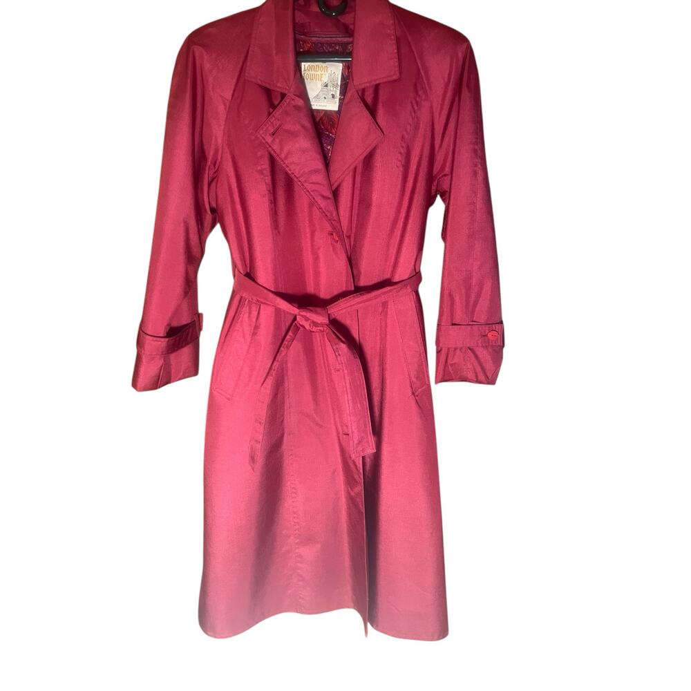 Vintage London Fog London Towne Trench Coat with Removable Lining 8 P